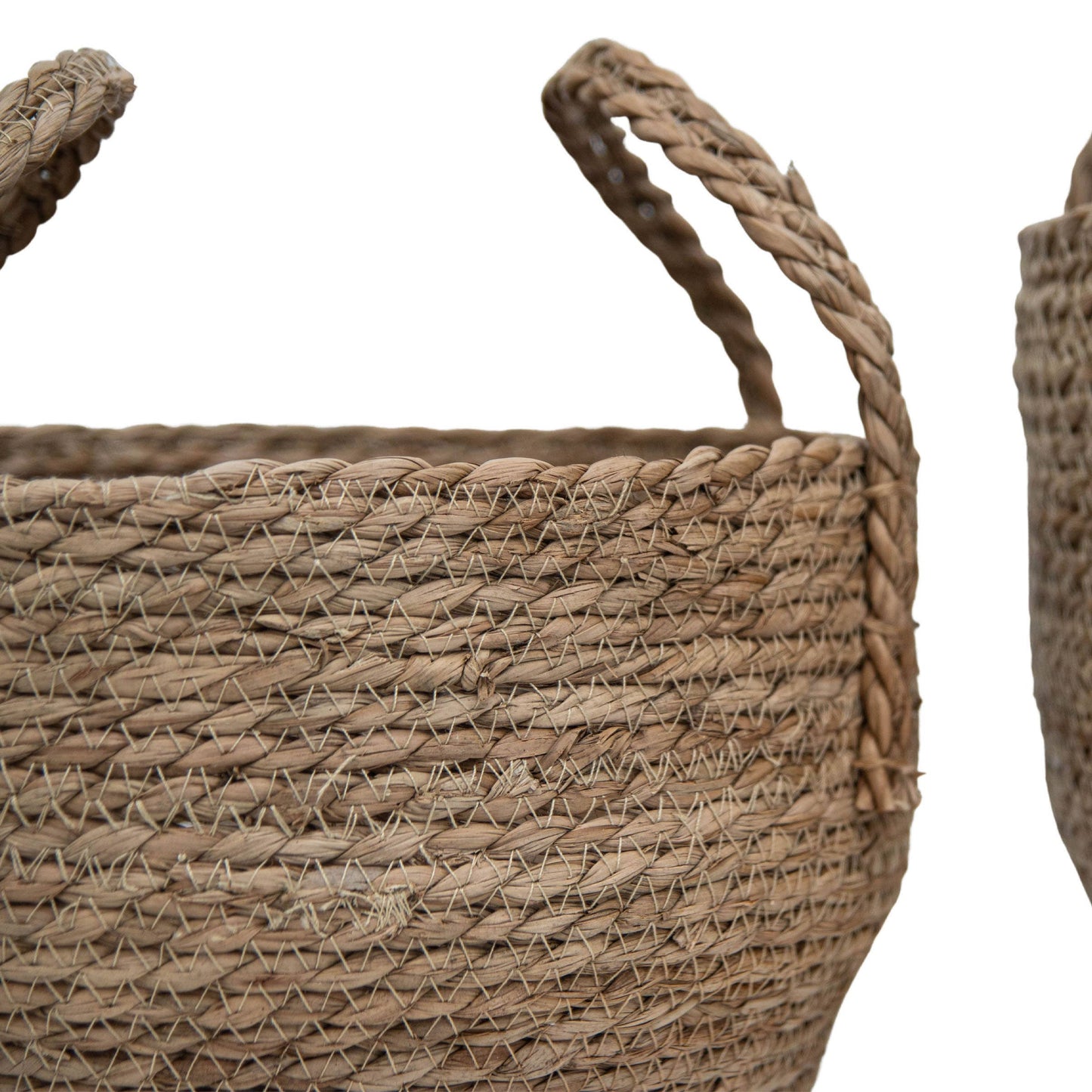 Lina Natural Woven Basket (Small)