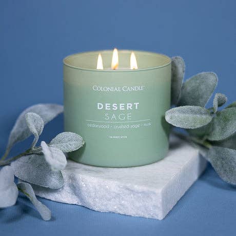 Desert Sage Scented Jar Candle, Soy Blend Wax, 14.5oz