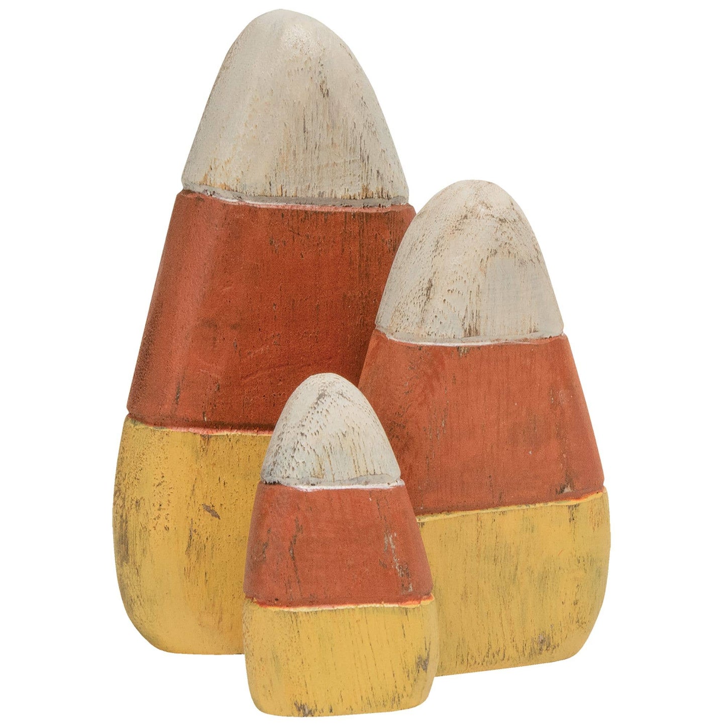Wooden Candy Corn - Set of 3