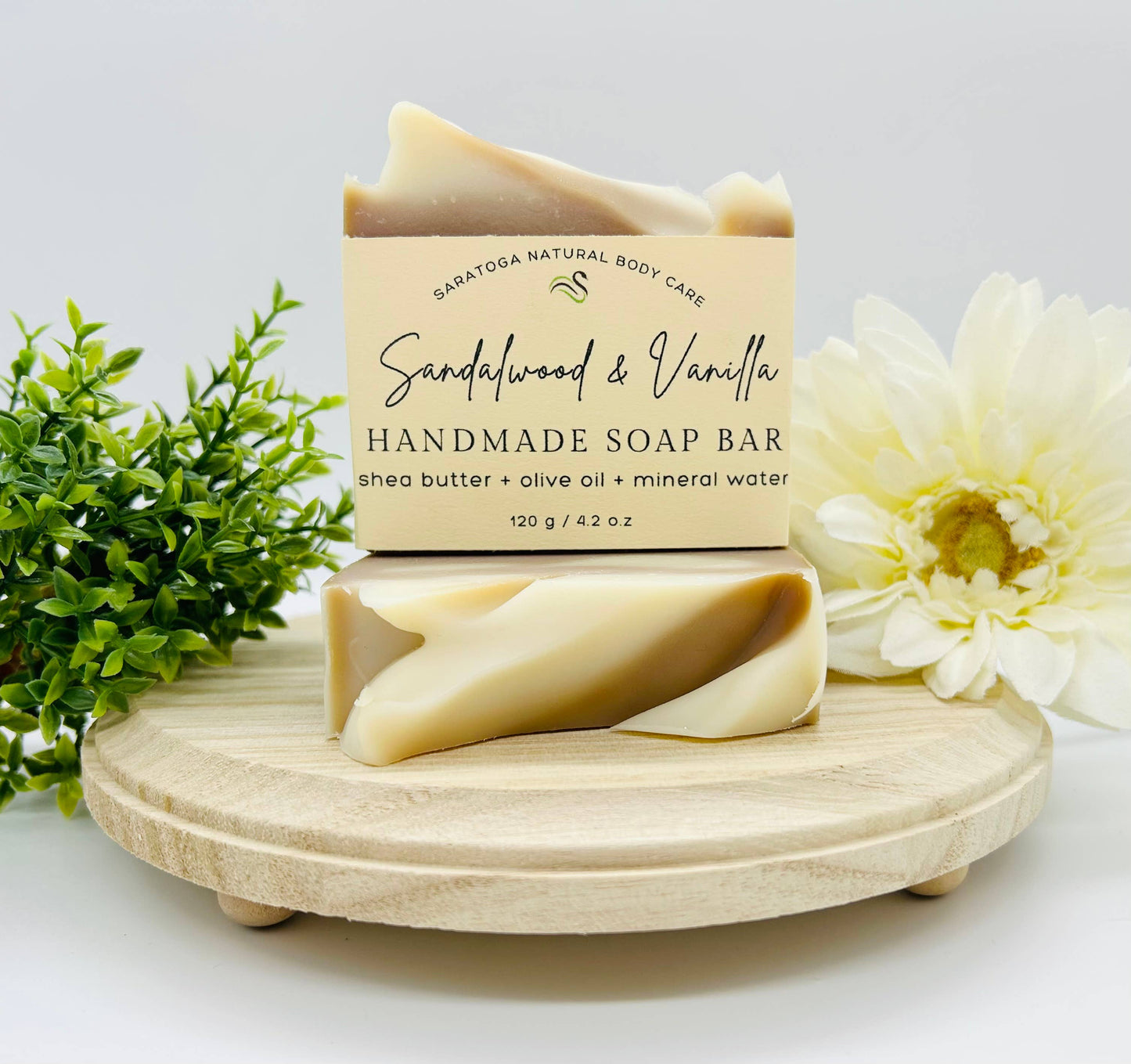 Sandalwood Vanilla Handmade Soap Bar - 4.2oz