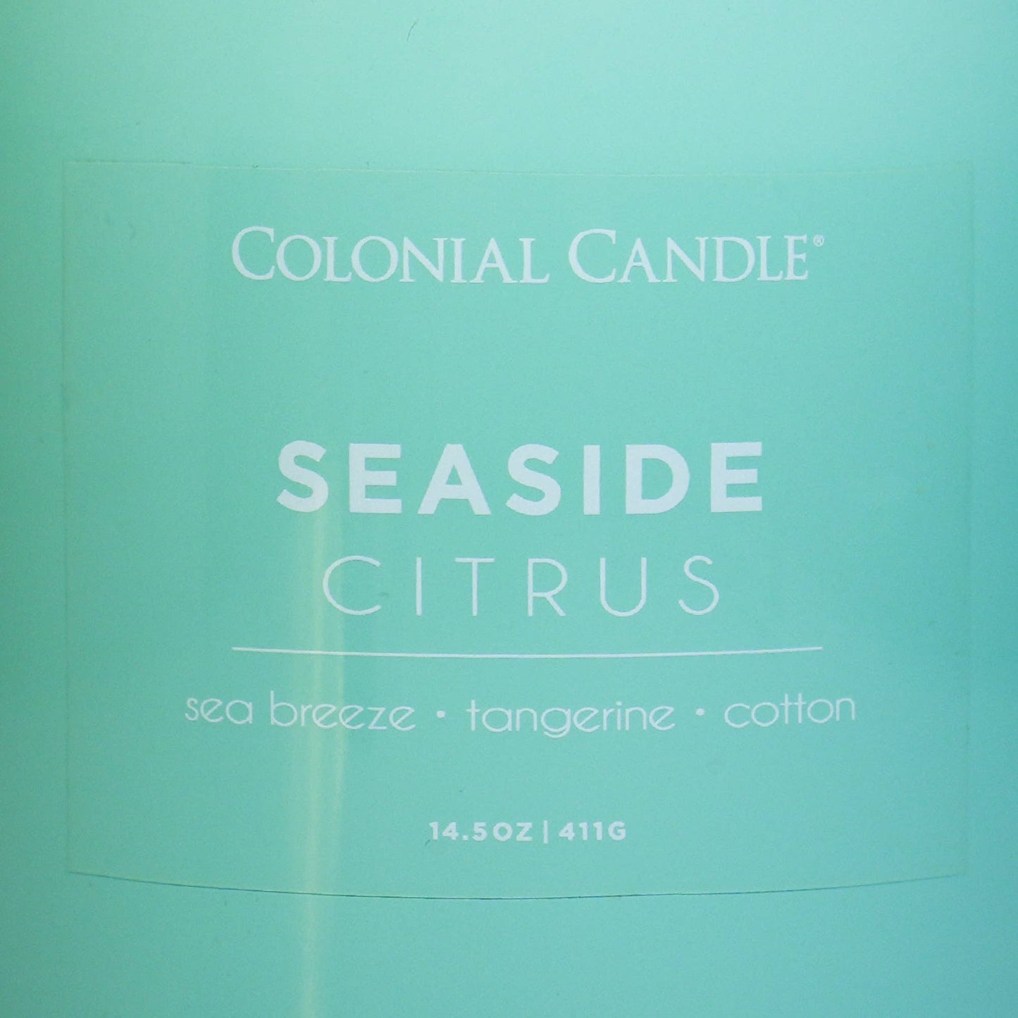 Seaside Citrus Scented Jar Candle, Soy Blend Wax, 14.5oz