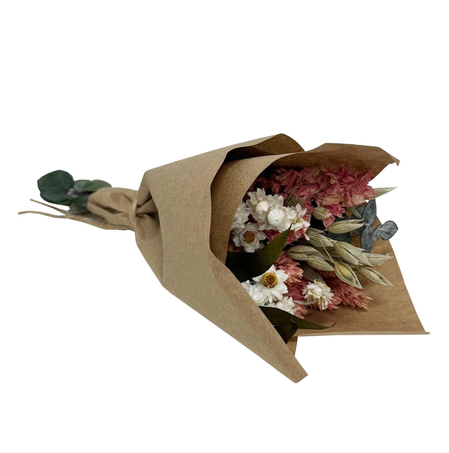 Mini Pink Larkspur & Baby Eucalyptus Bouquet Bundle