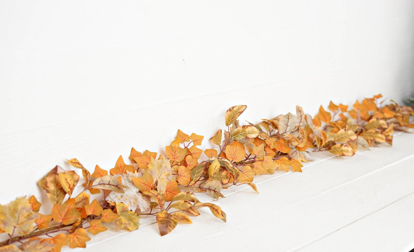 Late Autumn Leaves Garland - 5'