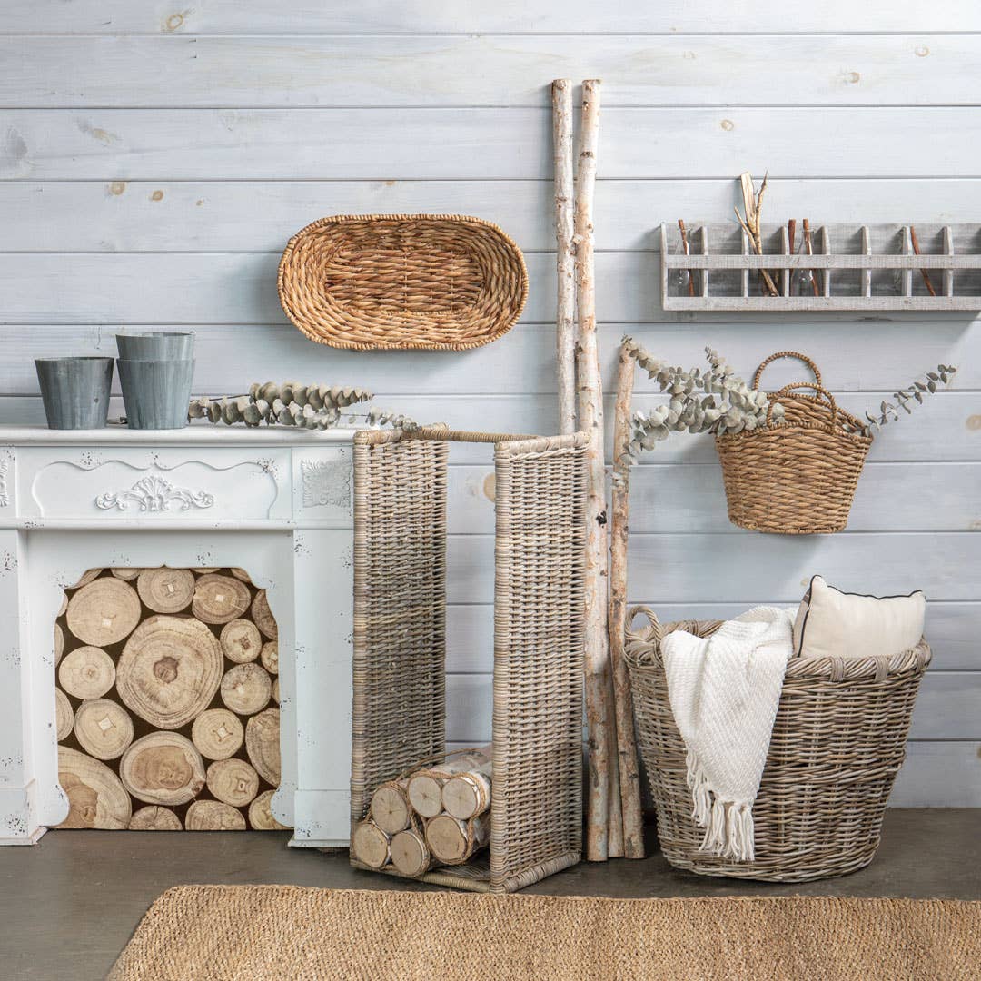Rattan Jumbo Storage Basket - 28"