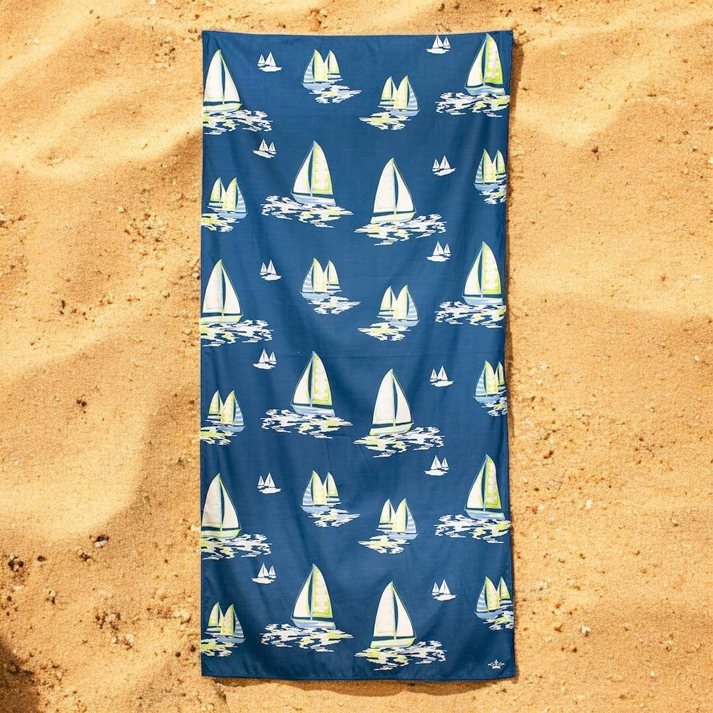 Sail Away Beach Towel - 34"x70"