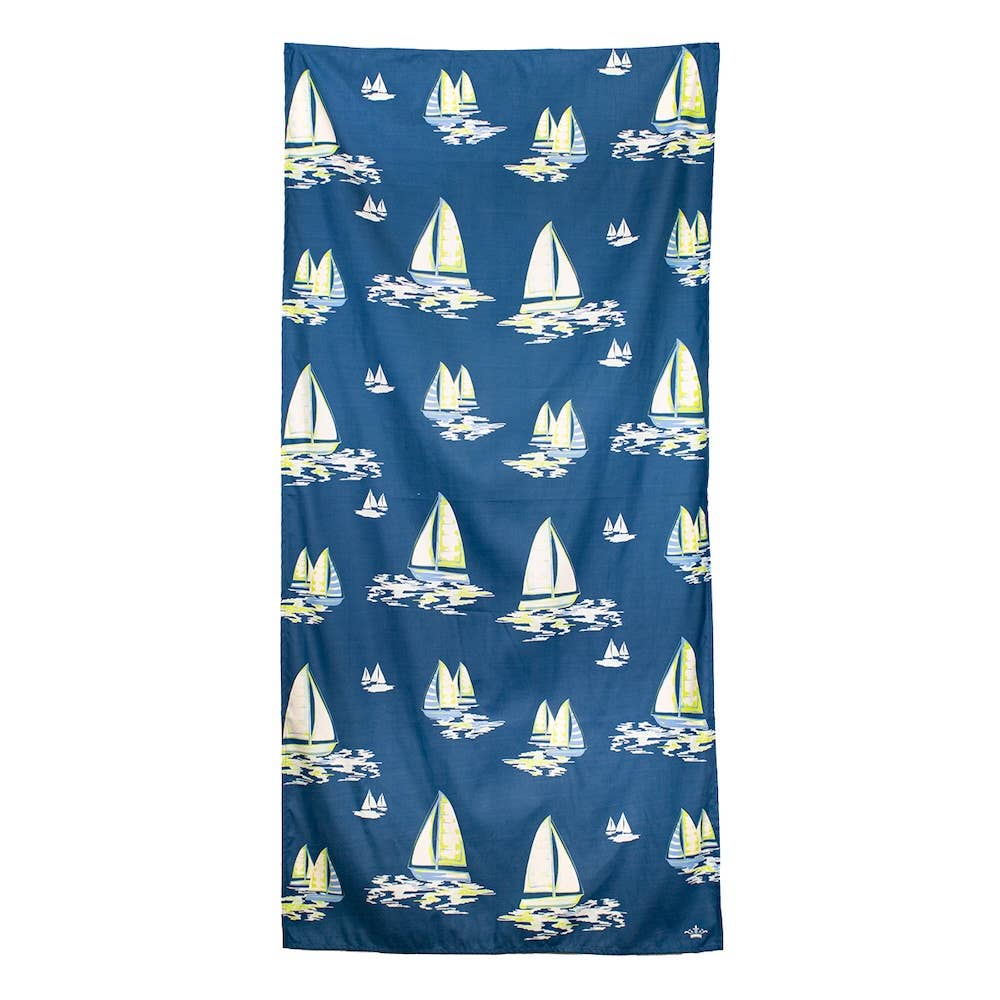 Sail Away Beach Towel - 34"x70"