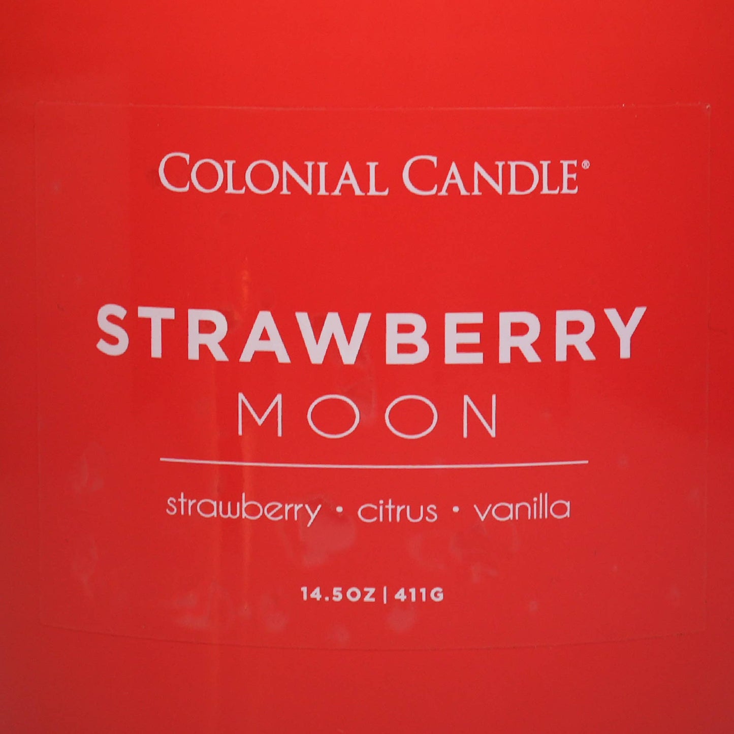 Strawberry Moon Scented Candle, Soy Blend Wax, 14.5oz