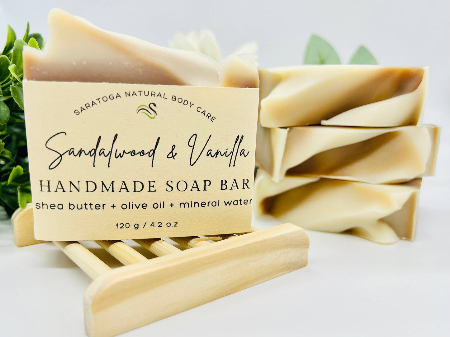 Sandalwood Vanilla Handmade Soap Bar - 4.2oz