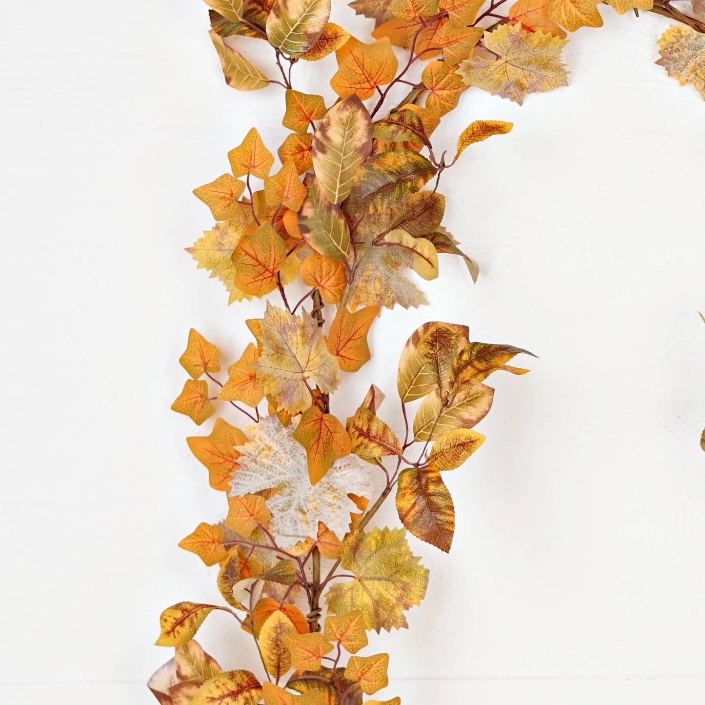 Late Autumn Leaves Garland - 5'