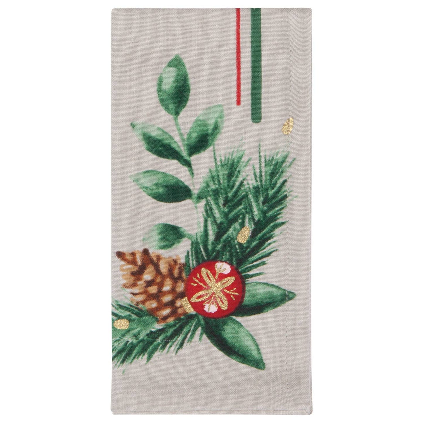 Deck The Halls Christmas Napkins Set of 4 -18"x18"