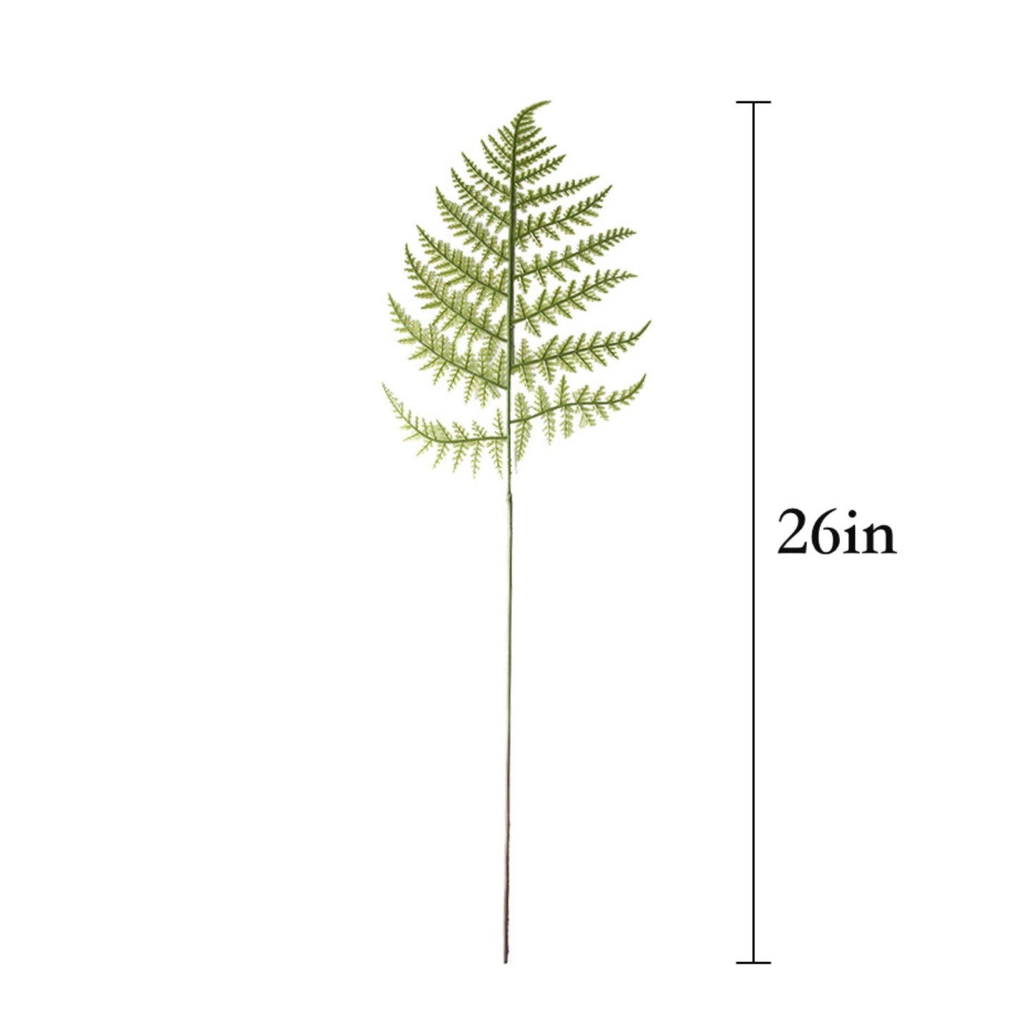 Artificial Fern Leaves with Flexible Stems - 26" Height