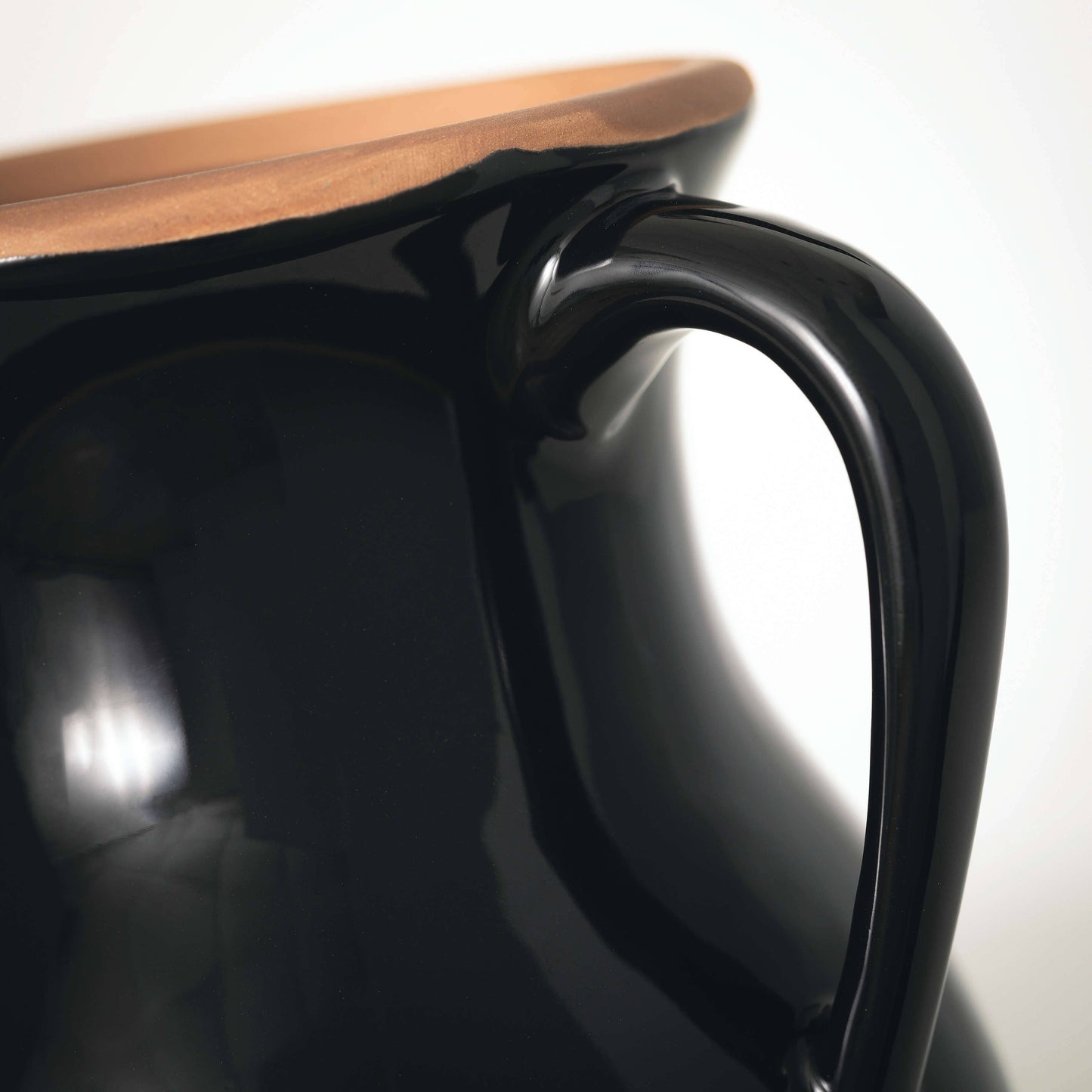 Natural Rimmed Onyx Urn Vase - 8"