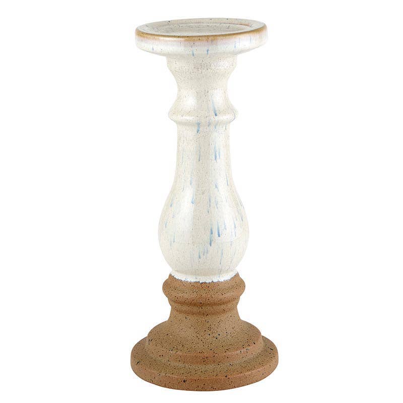 Ceramic Candle Pillar - 11"