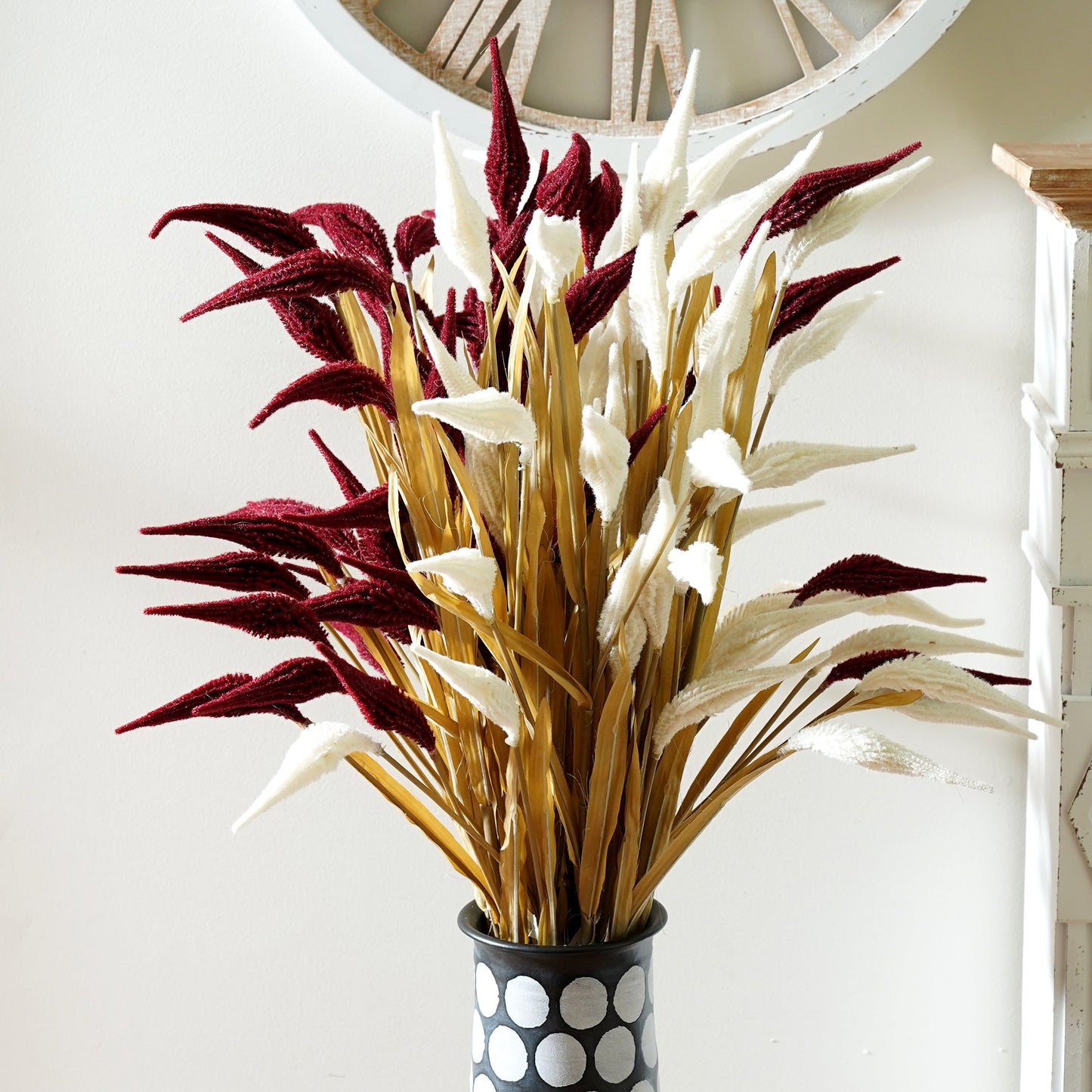 Phyfer Burgundy Plume Stem - 43"