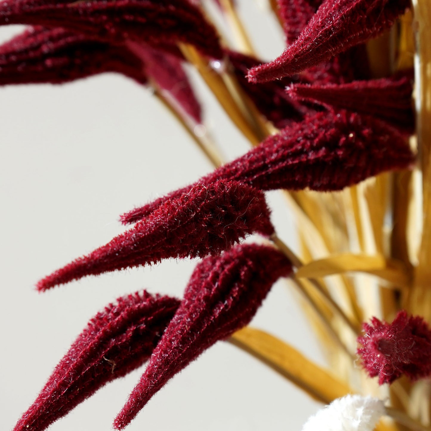 Phyfer Burgundy Plume Stem - 43"