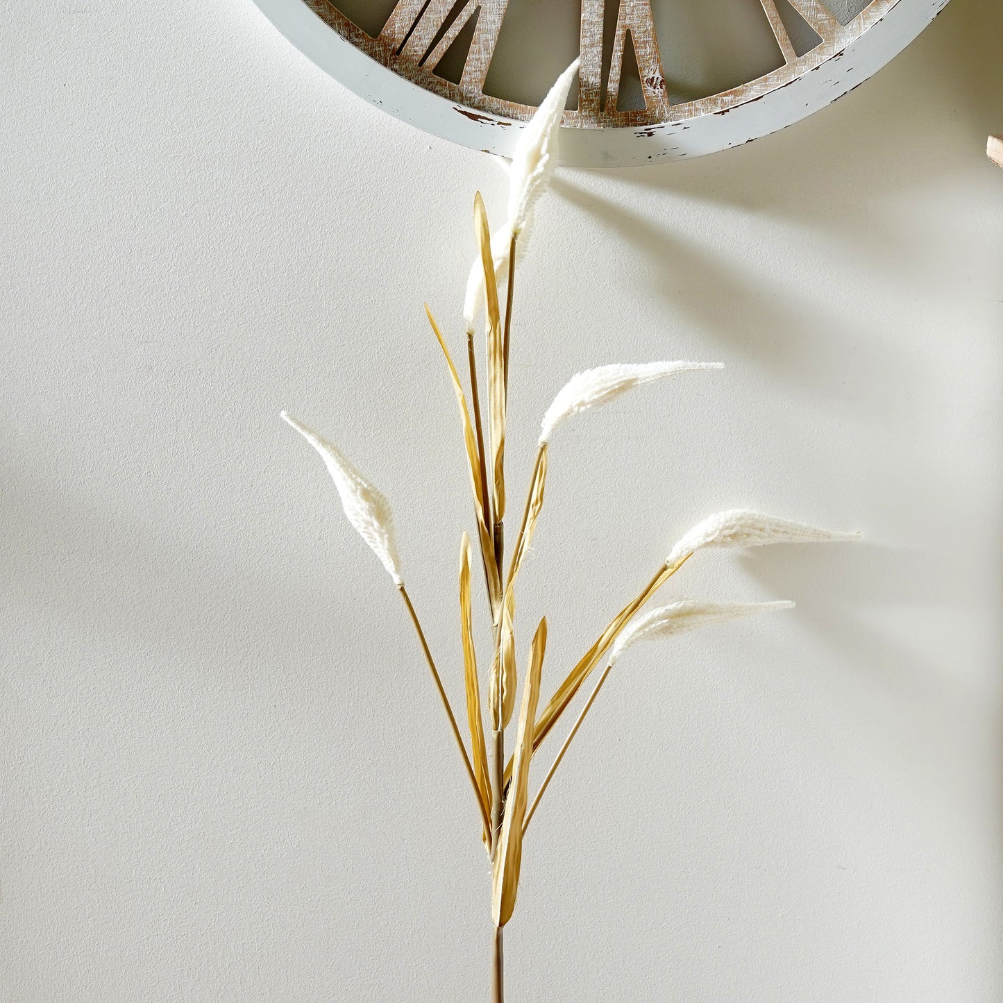 Phyfer White Plume Stem - 43"
