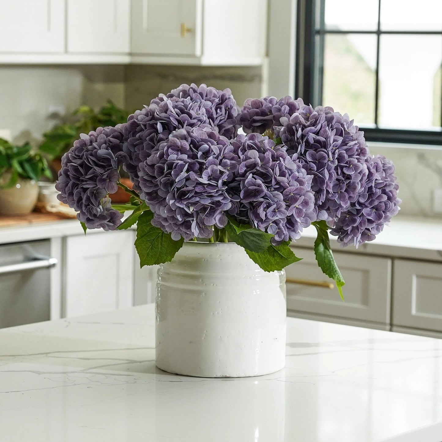 Real Touch Light Purple Hydrangea -19"