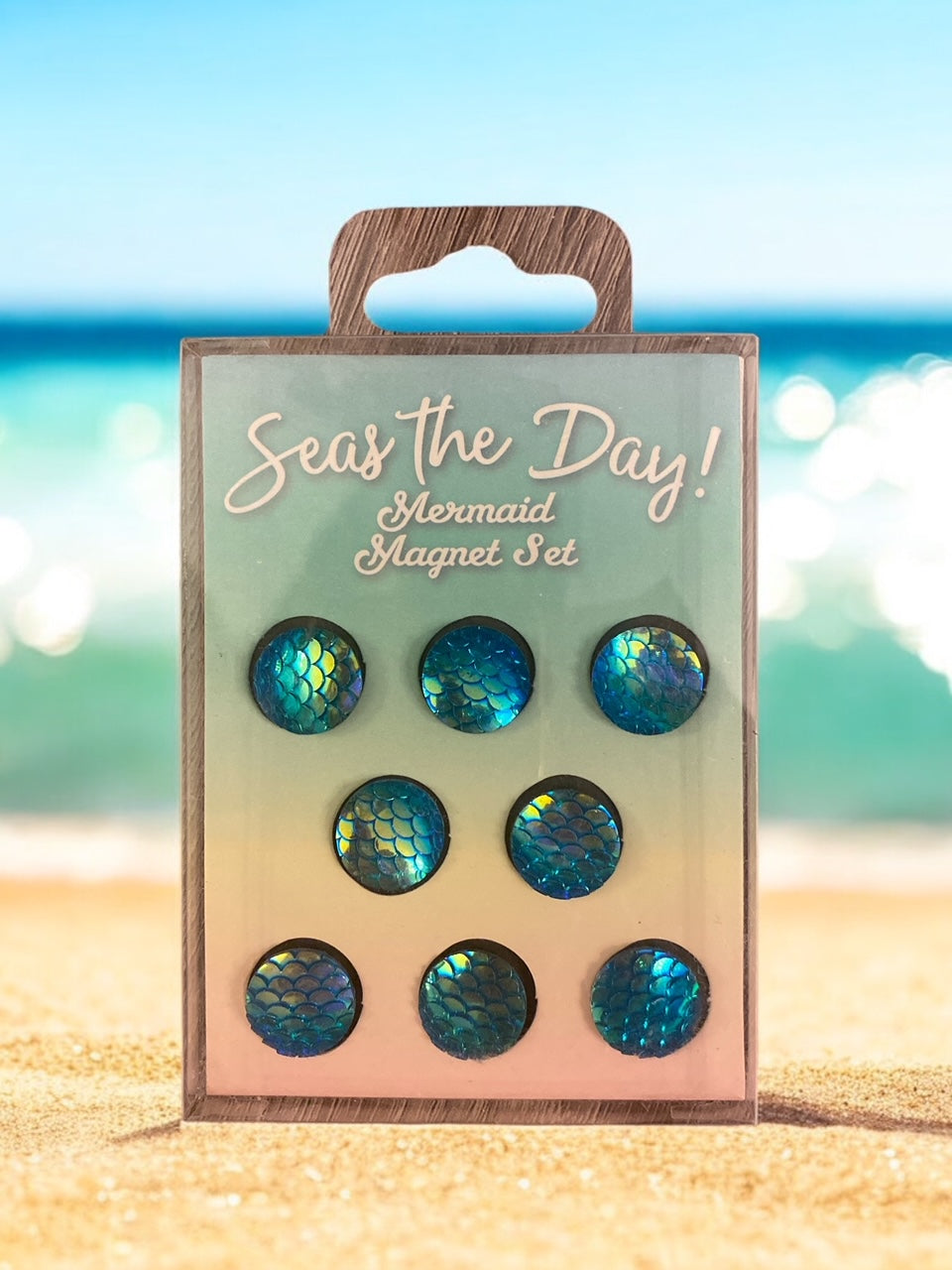 Seas The Day Mermaid Magnet Set - 8 Piece