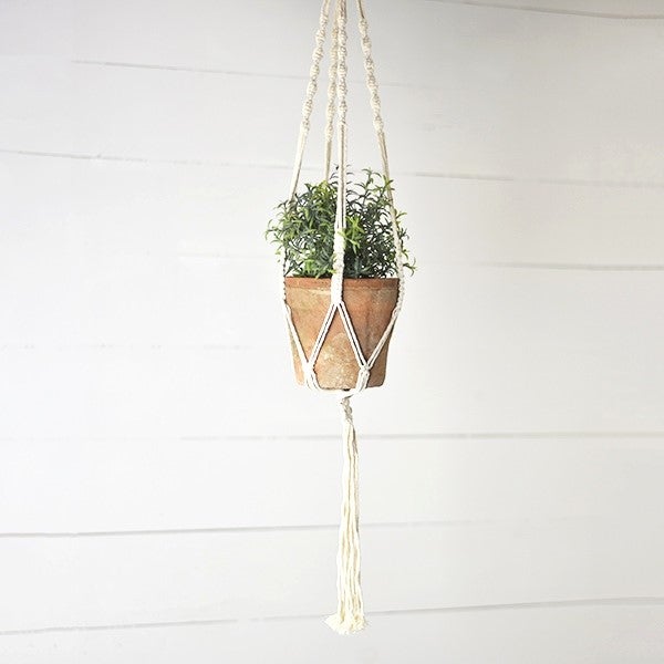 Macrame Pot Hanger - Hanger only
