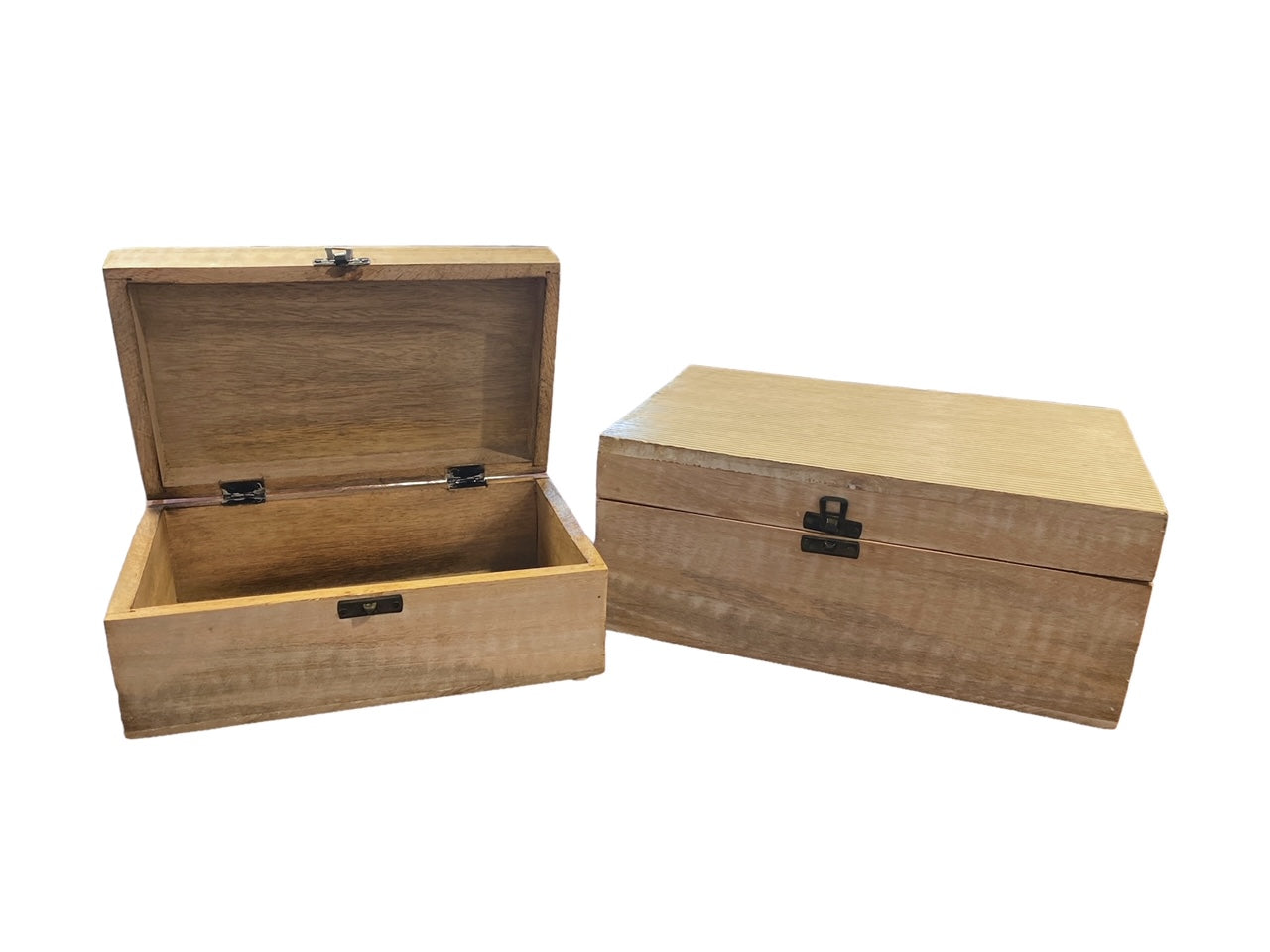 Wooden Whitewash Boxes - 2 Sizes