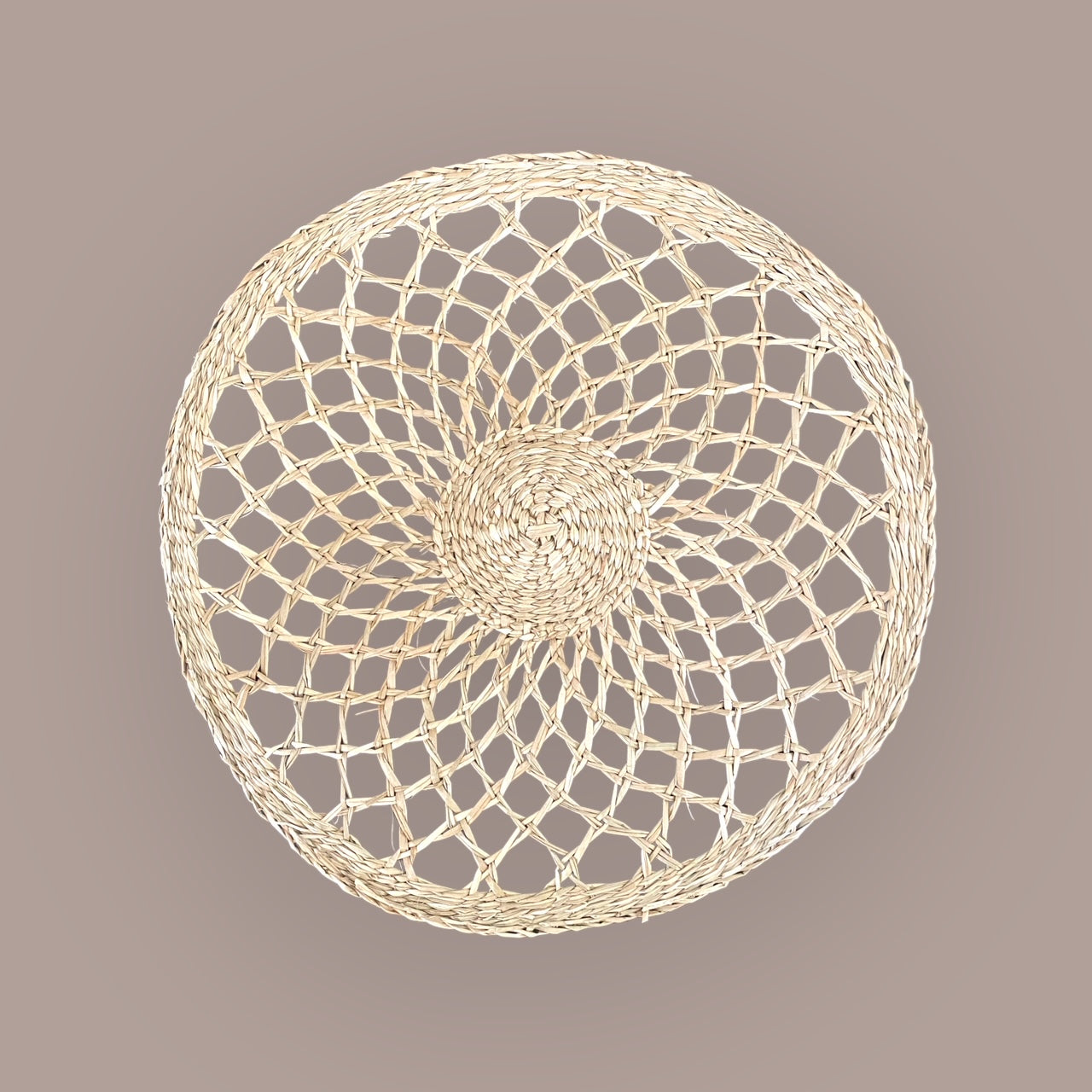 Boho Seagrass Placemat/Charger - 15"