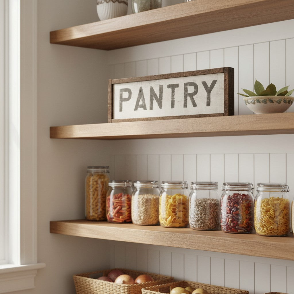 Barnwood Rustic Pantry Sign - 27.5"