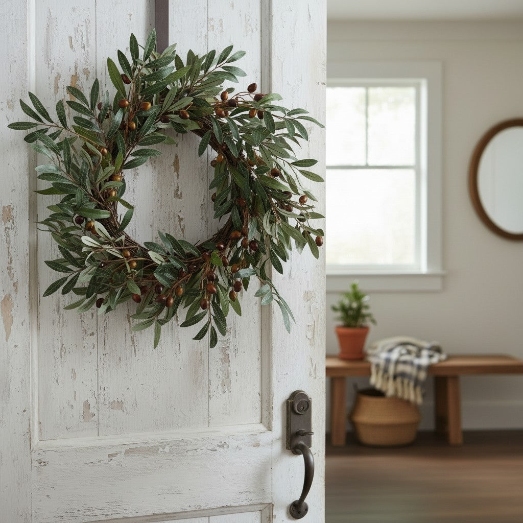 Olive Branch Wreath - 13"