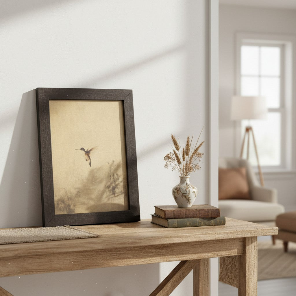 The Hummingbird Vintage Wall Art - 10"x13"