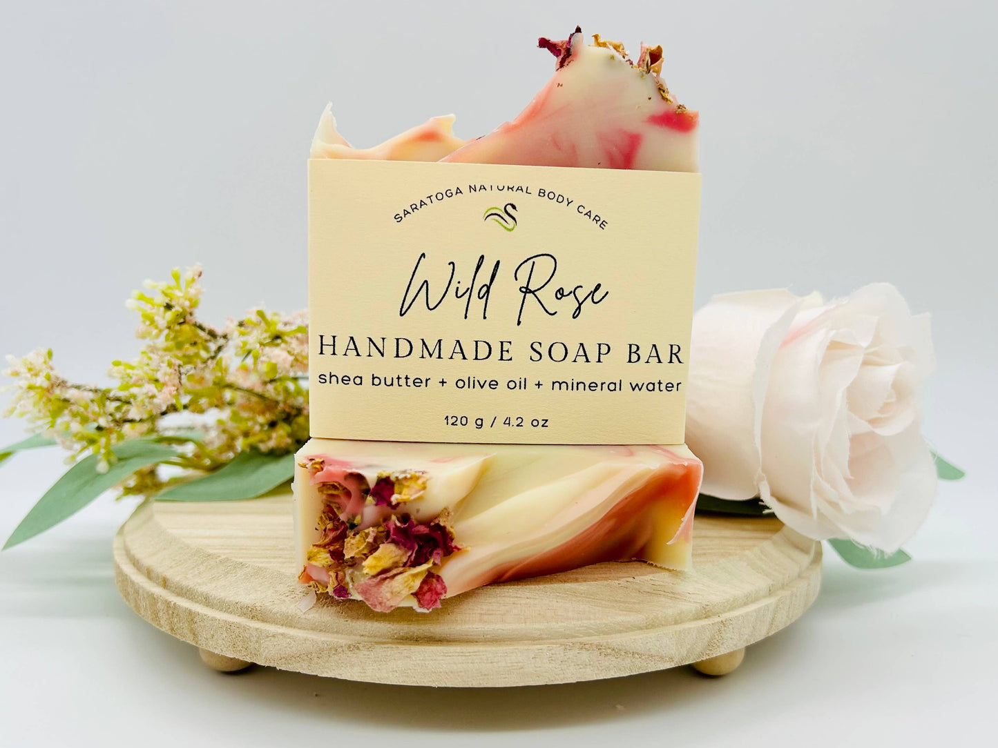 Wild Rose Handmade Soap Bar - 4.2oz