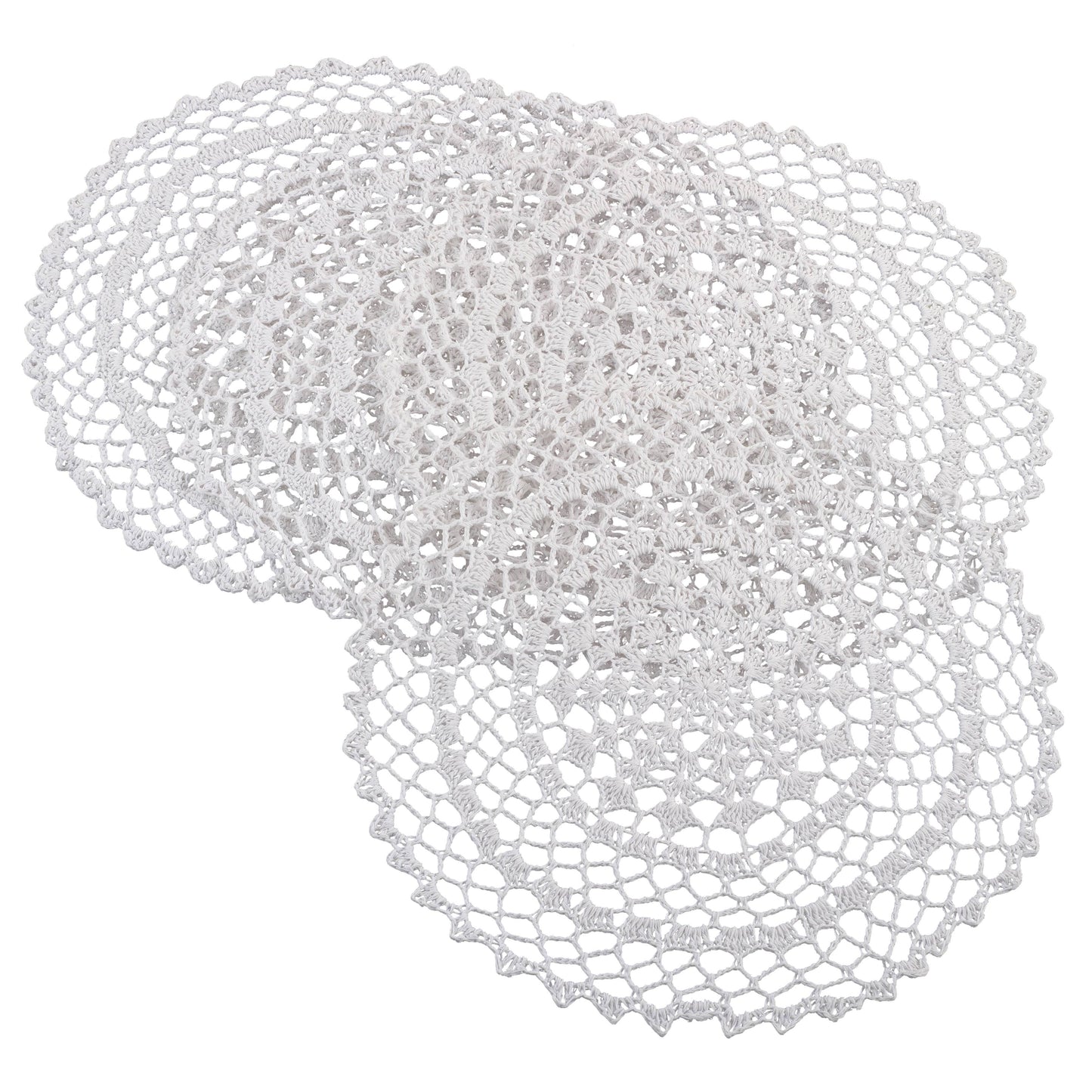 Crochet Design Starched Cotton Placemat