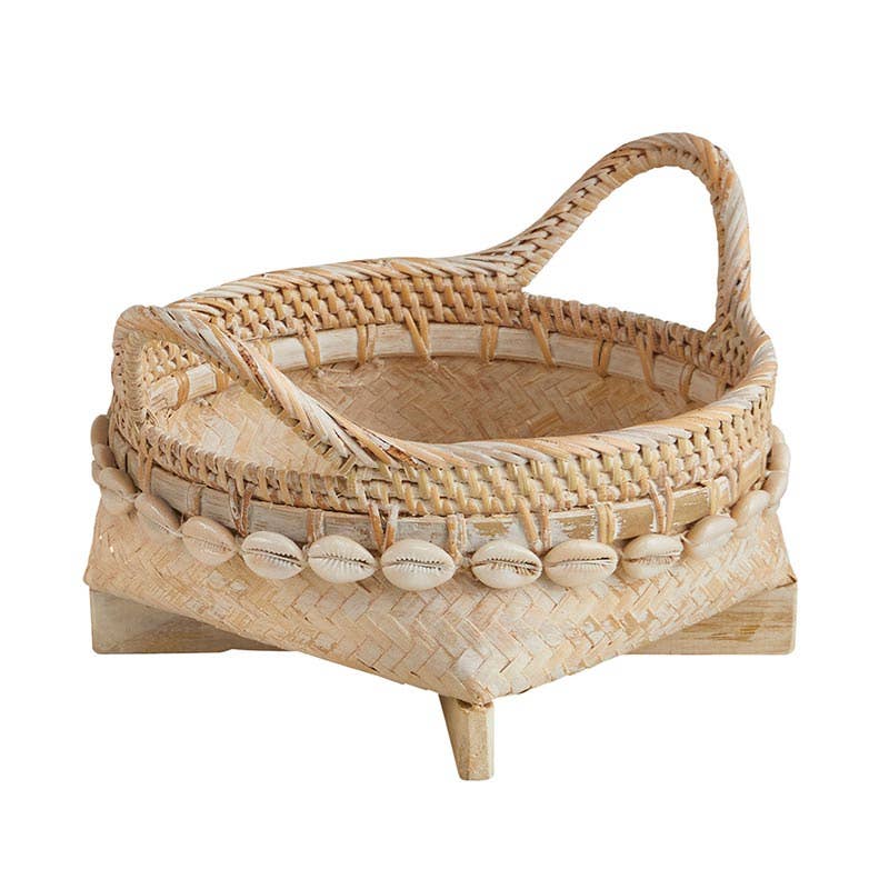 Shell Baskets With Handles - 3 Sizes
