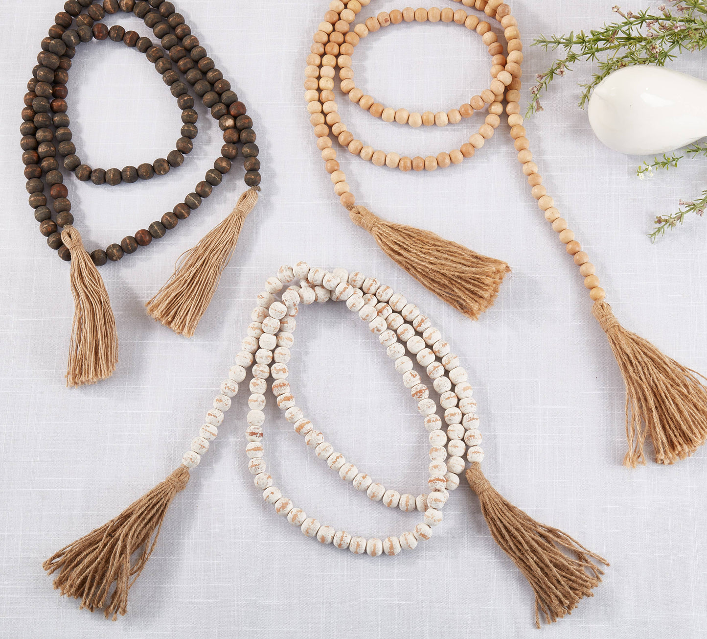 Wood Bead Garlands - 72"