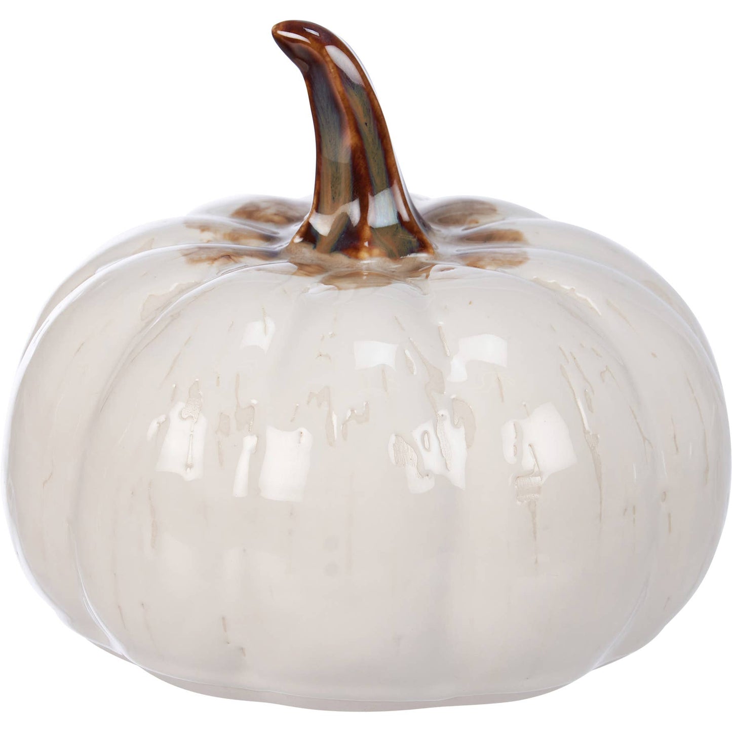 Short Glazed Pumpkin - 6"