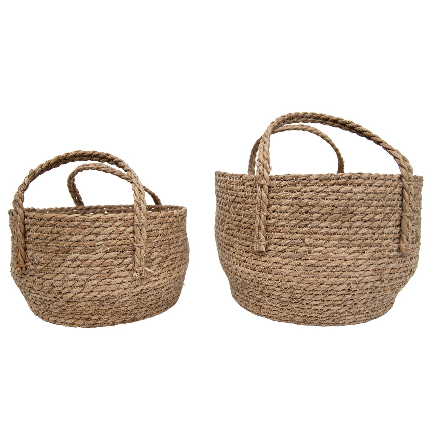 Lina Natural Woven Basket (Large)