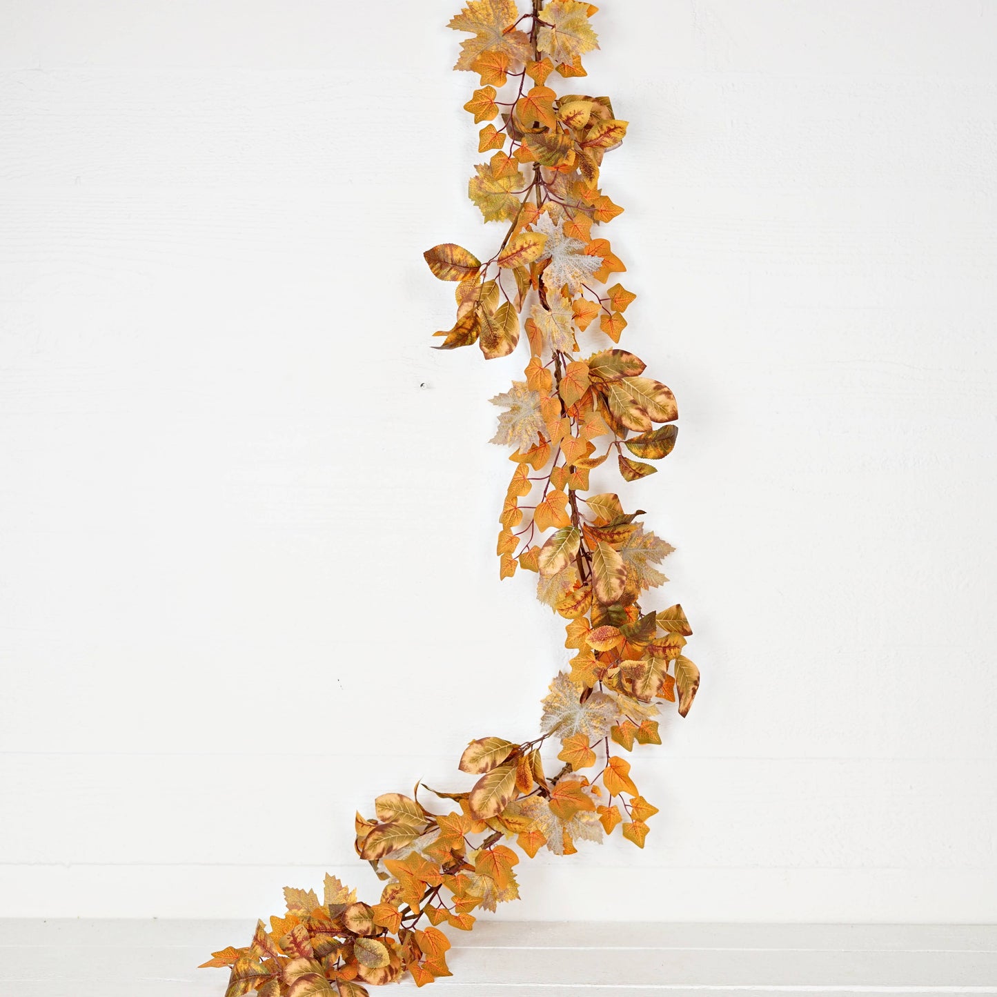 Late Autumn Leaves Garland - 5'