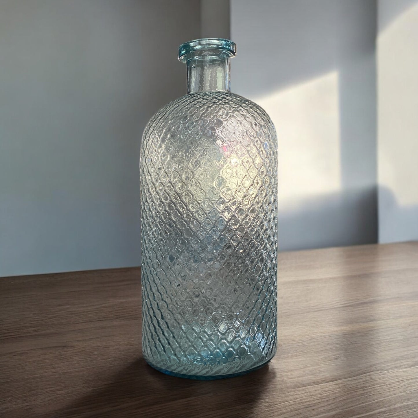 Large Recycled Glass Bottle Vase - 16"