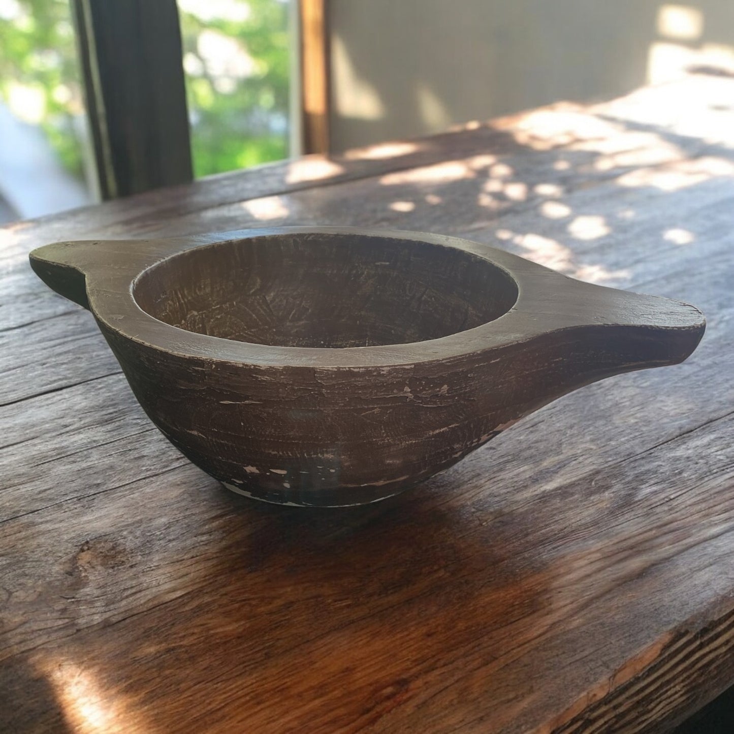 Distressed Dough Bowl - 23"