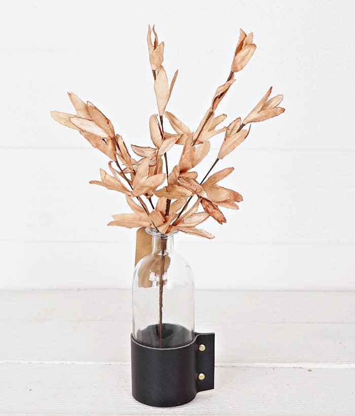 Tea-Stained Herb Leaves Pick - 16"