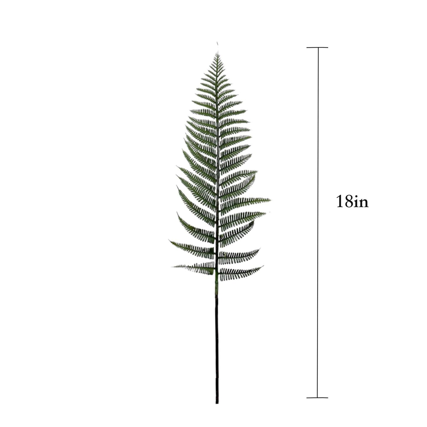 Flexible-Stem Artificial Fern Leaves - 18" Height