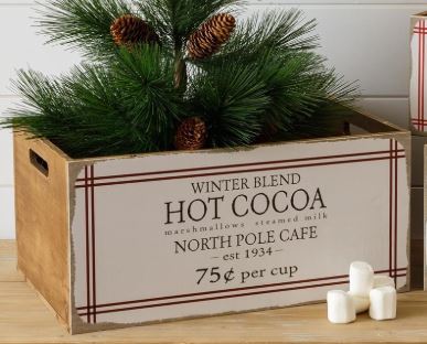 Wooden Holiday Crates