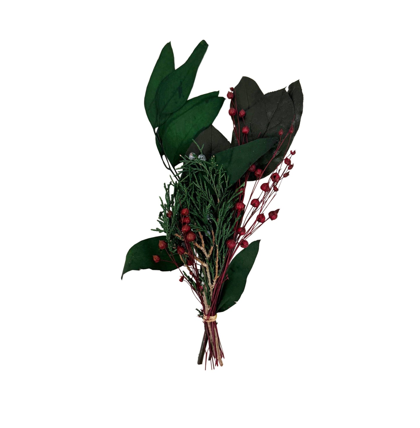 Winter Juniper Mini Bouquet - 8"