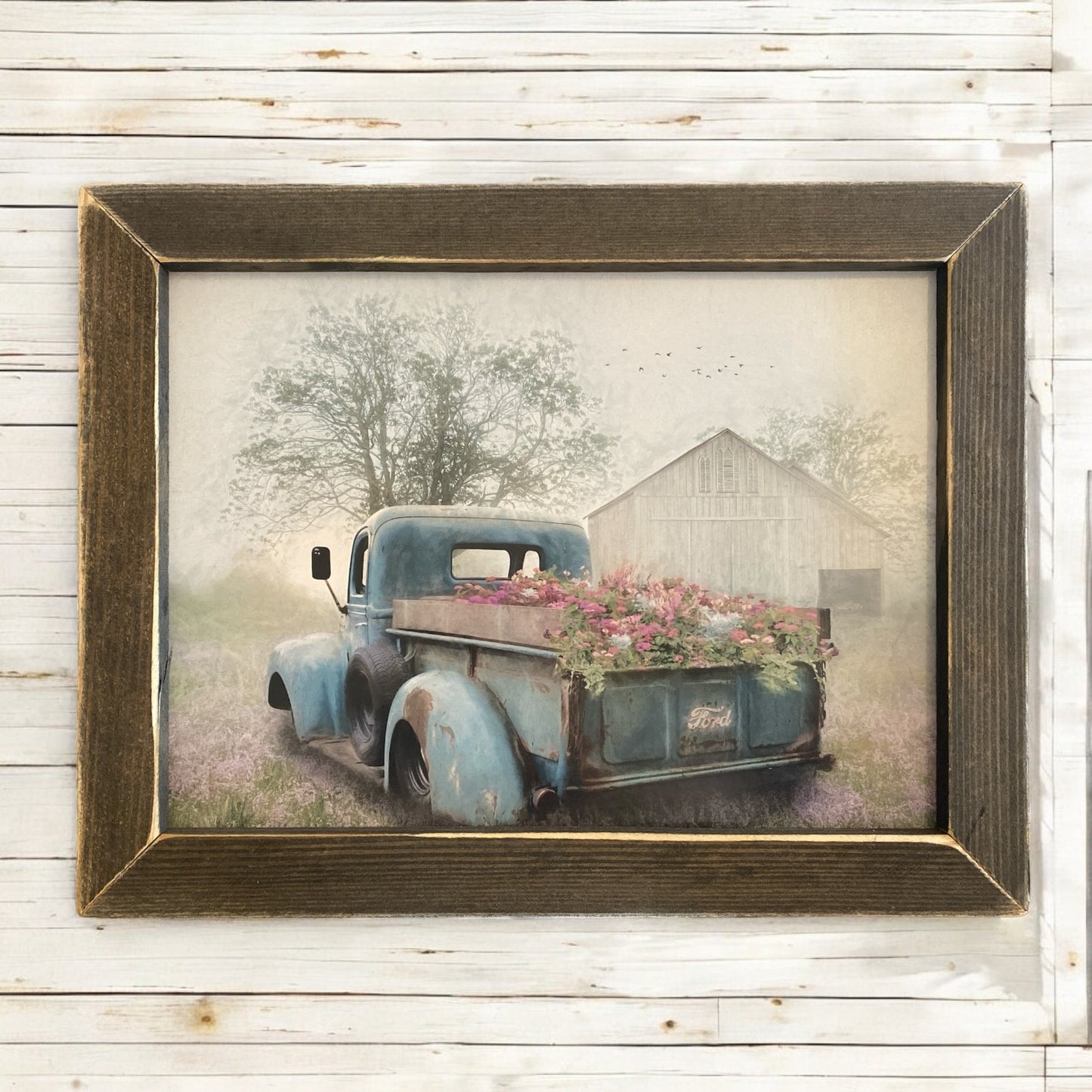 Misty Morning Delivery Artwork - 12”x16”