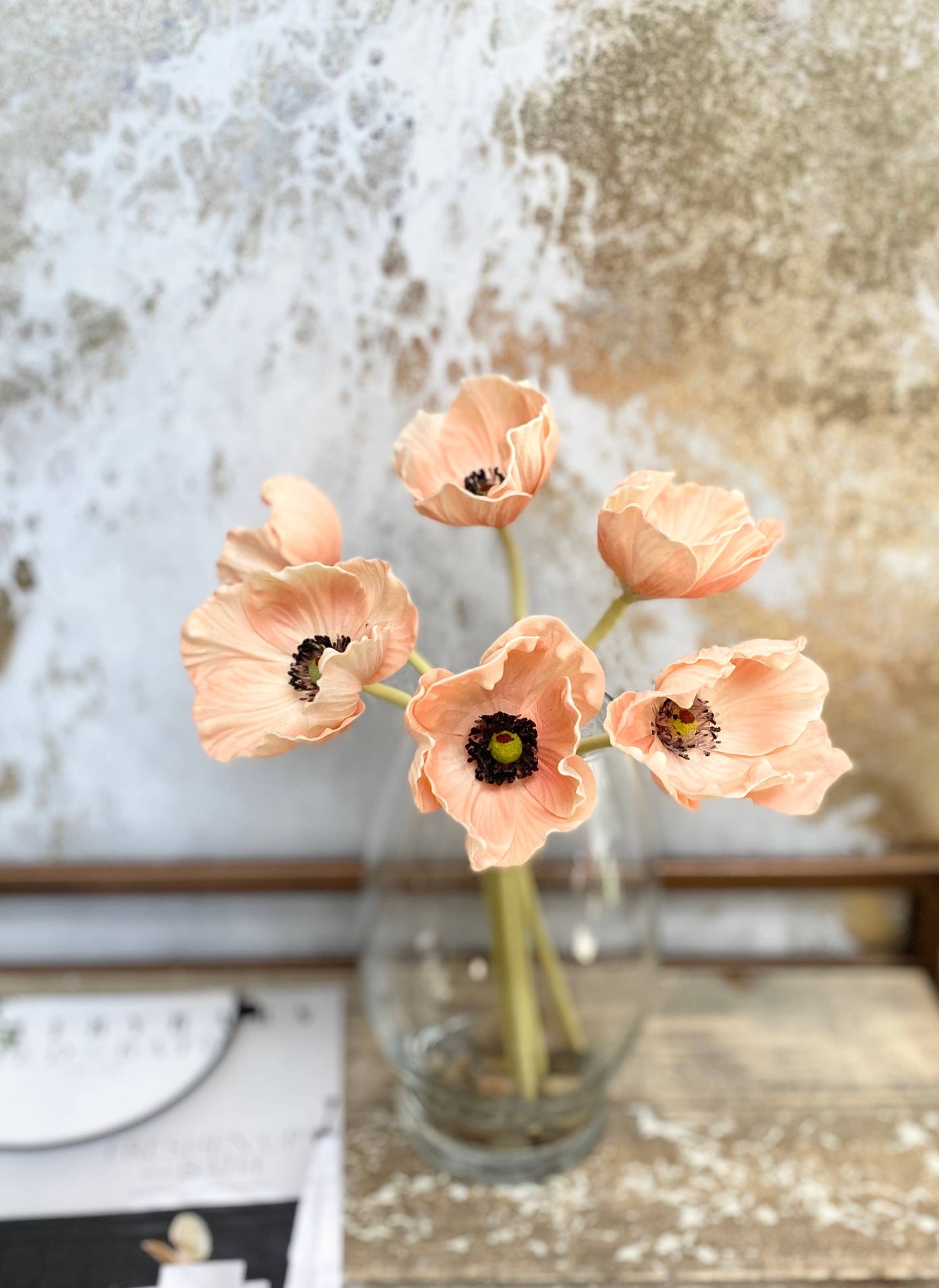 Real Touch Poppy Bunch - 11"