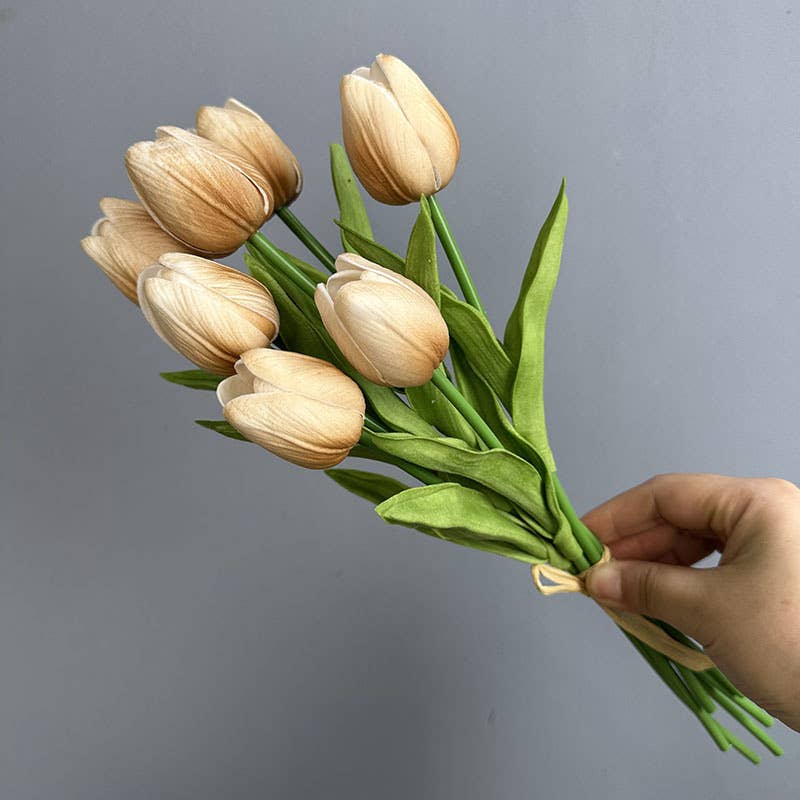 Real Touch Tulips, Bunch of 7