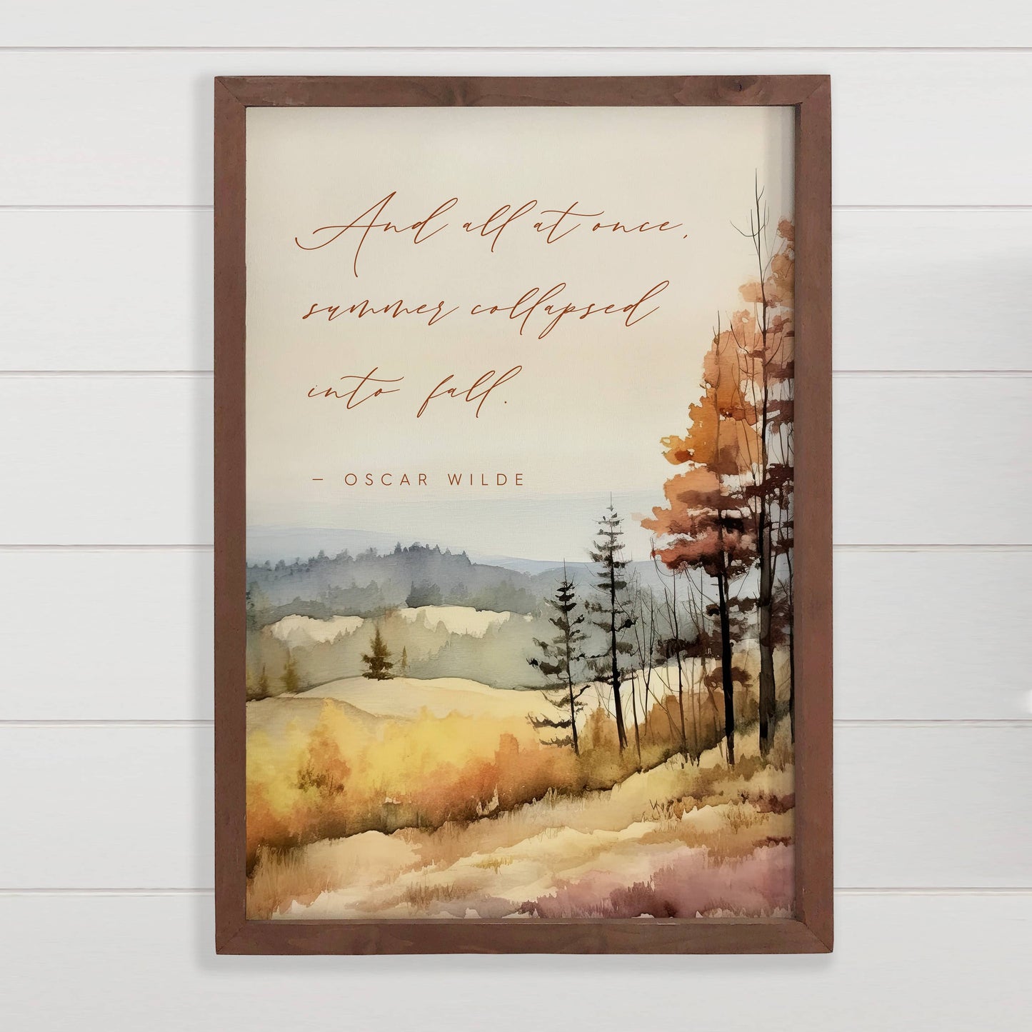 All at Once Summer Collapsed Sign - 18" x 24"