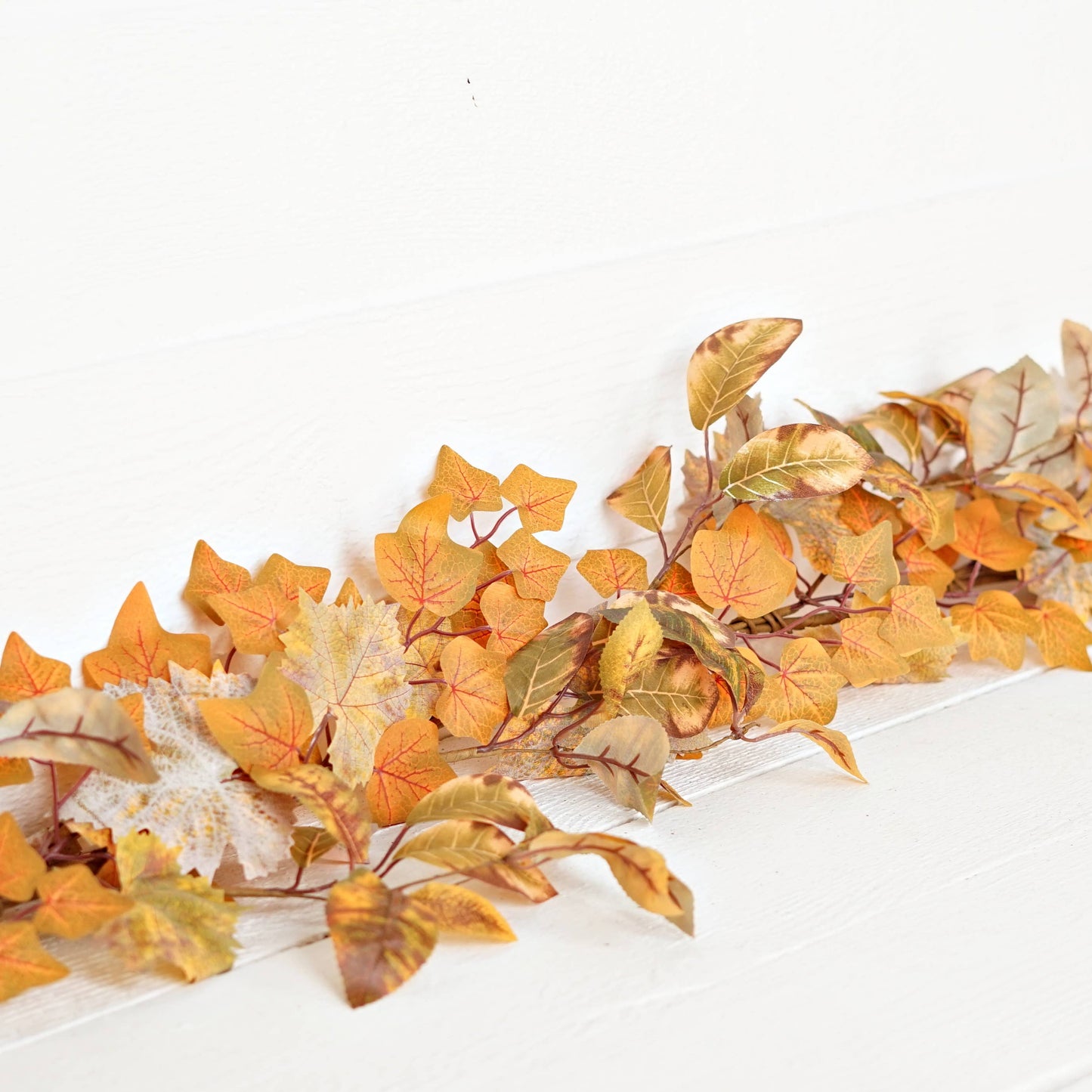 Late Autumn Leaves Garland - 5'