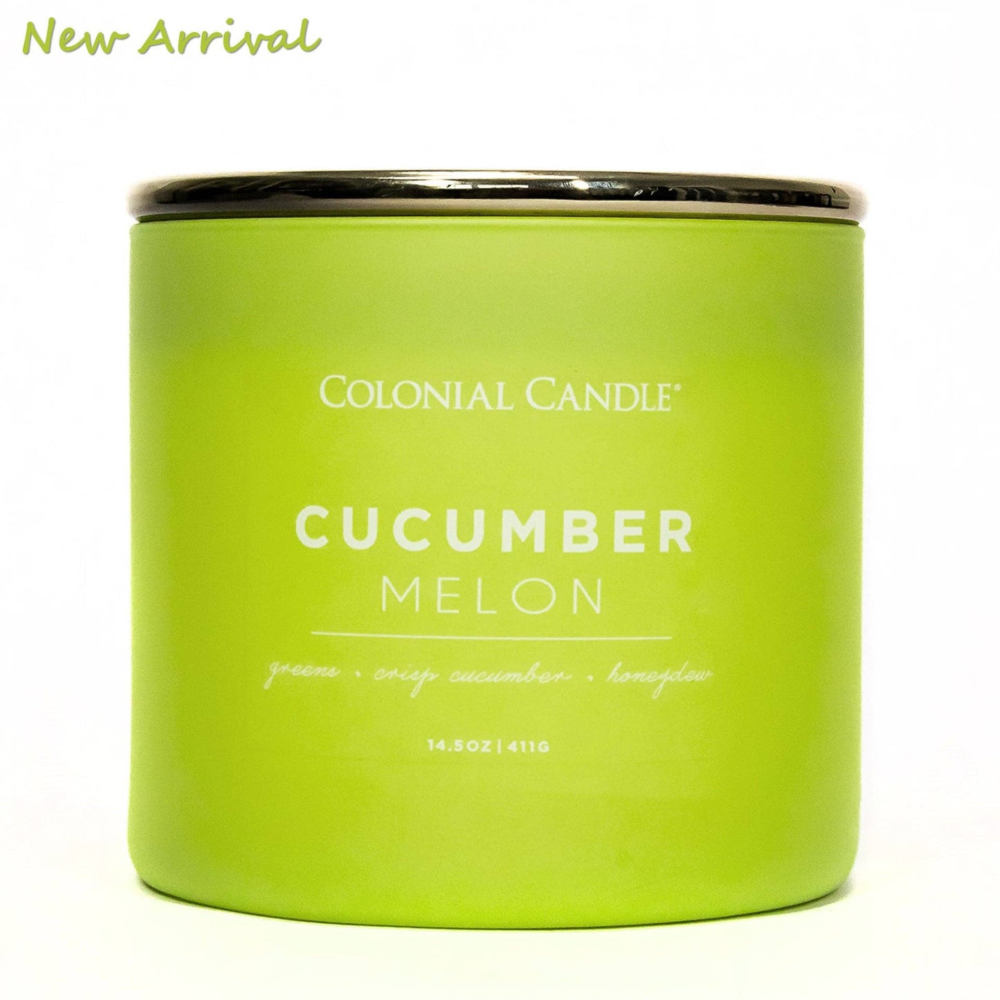 Cucumber Melon Scented Jar Candle, Soy Blend Wax, 14.5oz