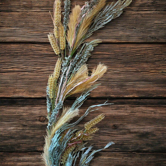 Wheat and Fall Grasses Garland - 48"