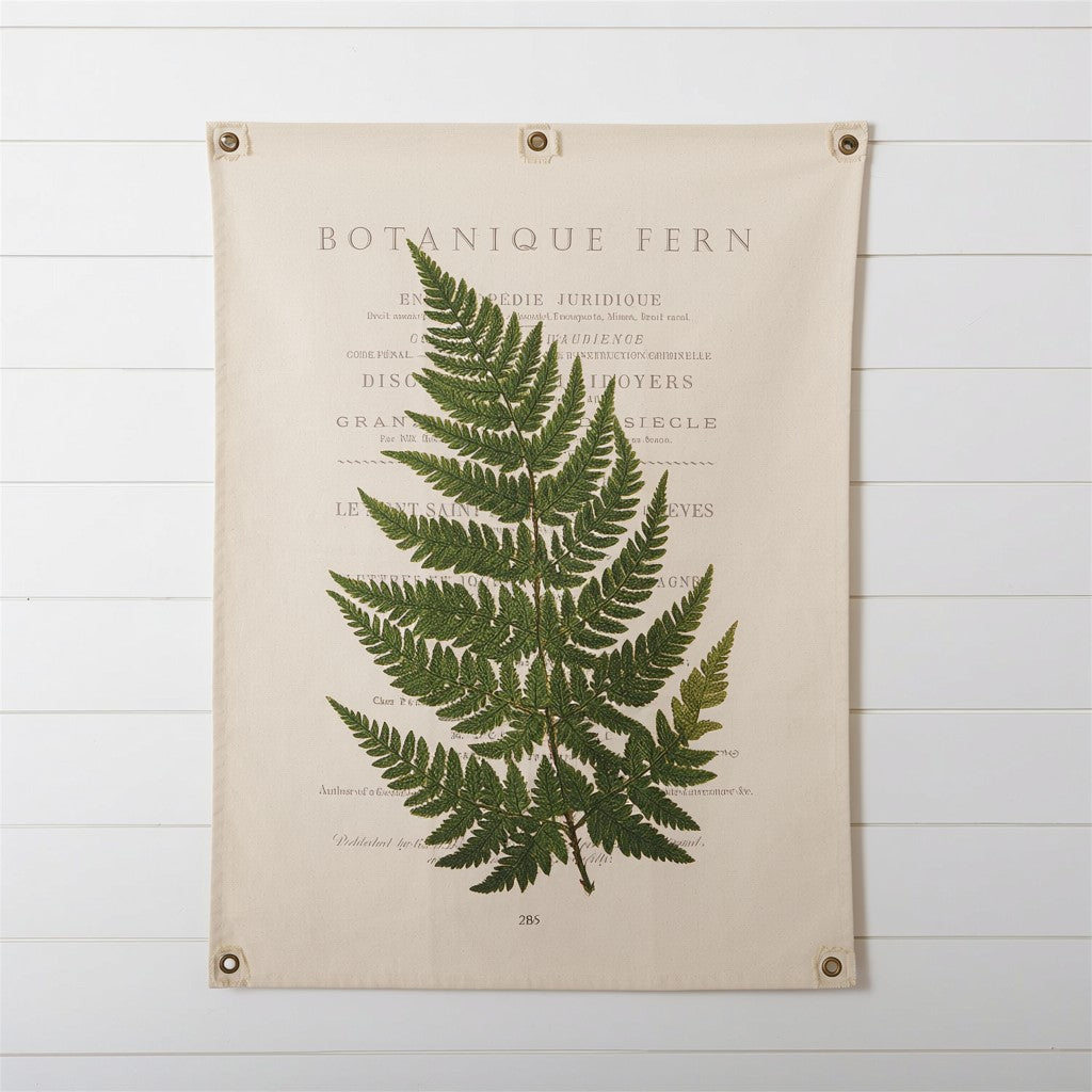 Fern Canvas Wall Hanging - 36"x26"