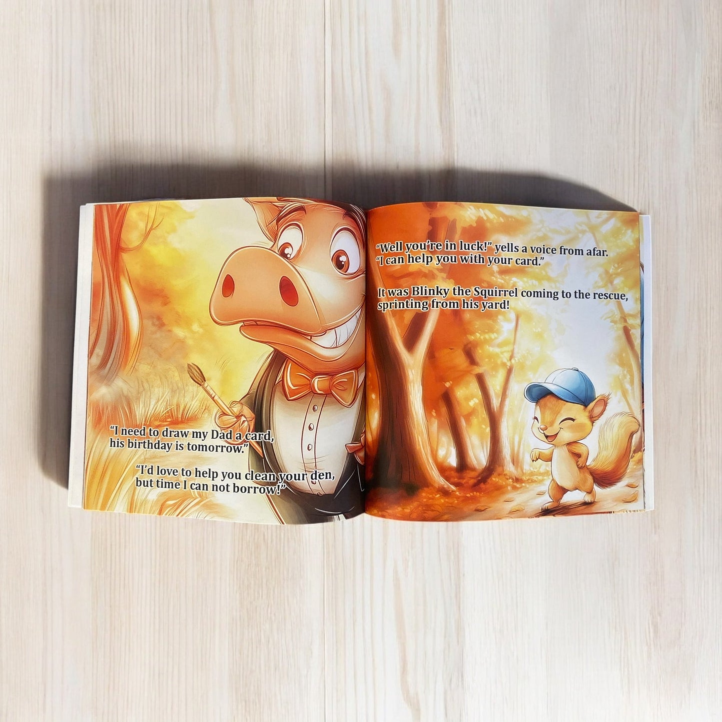 Blinky the Squirrel Paperback Book